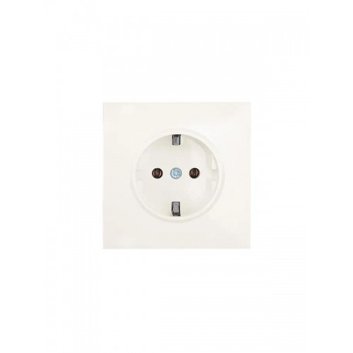 Розетка 1-мест. с/з ПБТ СП ZIMA IP20 16А безвинт. зажим слон. кость LEZARD 704-9088-122BQC