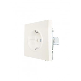 Розетка 1-мест. с/з ПБТ СП ZIMA IP20 16А безвинт. зажим слон. кость LEZARD 704-9088-122BQC