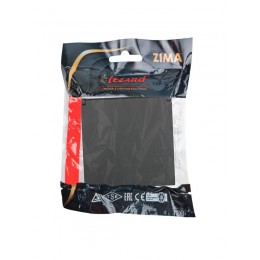 Розетка 1-мест. с/з с крышкой ПБТ СП ZIMA IP20 16А безвинт. зажим черн. бархат LEZARD 704-4288-123BQC