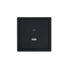Розетка Type-C+ USB разъем СП ZIMA IP20 черн. бархат LEZARD 704-4288-192TC
