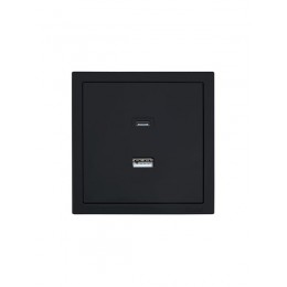 Розетка Type-C+ USB разъем СП ZIMA IP20 черн. бархат LEZARD 704-4288-192TC