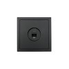 Розетка компьютерная 1-мест. СП ZIMA IP20 черн. бархат LEZARD 704-4288-140