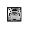 Розетка компьютерная 1-мест. СП ZIMA IP20 черн. бархат LEZARD 704-4288-140