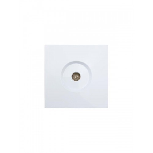 Розетка ТВ оконечная СП ZIMA IP20 бел. LEZARD 704-0288-130