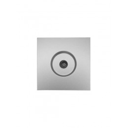 Розетка ТВ оконечная СП ZIMA IP20 сер. матов. LEZARD 704-7488-130