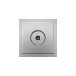 Розетка ТВ оконечная СП ZIMA IP20 сер. матов. LEZARD 704-7488-130