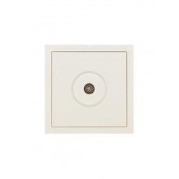 Розетка ТВ оконечная СП ZIMA IP20 слон. кость LEZARD 704-9088-130