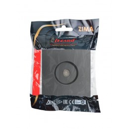 Розетка ТВ оконечная СП ZIMA IP20 черн. бархат LEZARD 704-4288-130