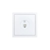 Розетка телефонная евро СП ZIMA IP20 бел. LEZARD 704-0288-137