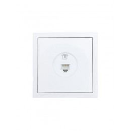 Розетка телефонная евро СП ZIMA IP20 бел. LEZARD 704-0288-137