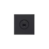 Розетка телефонная евро СП ZIMA IP20 черн. бархат LEZARD 704-4288-137
