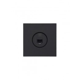 Розетка телефонная евро СП ZIMA IP20 черн. бархат LEZARD 704-4288-137