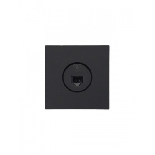 Розетка телефонная евро СП ZIMA IP20 черн. бархат LEZARD 704-4288-137