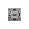 Розетка телефонная евро СП ZIMA IP20 черн. бархат LEZARD 704-4288-137