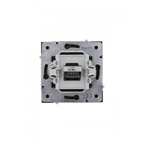 Розетка телефонная евро СП ZIMA IP20 черн. бархат LEZARD 704-4288-137