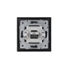 Розетка телефонная евро СП ZIMA IP20 черн. бархат LEZARD 704-4288-137