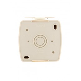 Розетка 1-м ОП Nata 16А IP20 с заземл. с защ. крышкой керамика крем. LEZARD 710-0300-123