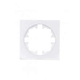 Рамка 1-м OSEN горизонт. квадрат бел. LEZARD 743-0200-146