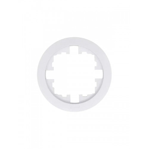 Рамка 1-м OSEN горизонт. круглая бел. LEZARD 744-0200-146
