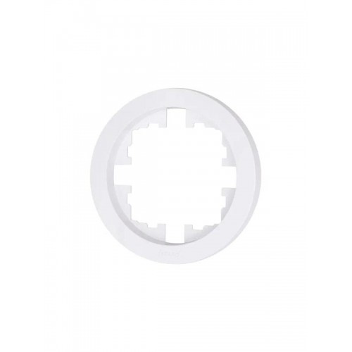 Рамка 1-м OSEN горизонт. круглая бел. LEZARD 744-0200-146