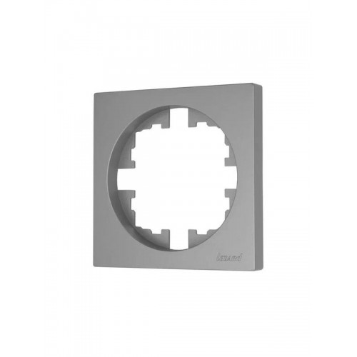 Рамка 1-м OSEN горизонт. квадрат сер. матов. LEZARD 743-7400-146