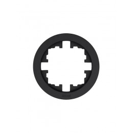 Рамка 1-м OSEN горизонт. круглая черн. бархат LEZARD 744-4200-146