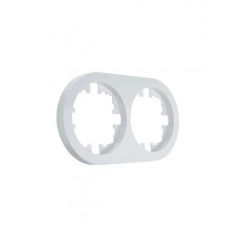 Рамка 2-м OSEN горизонт. круглая бел. LEZARD 744-0200-147