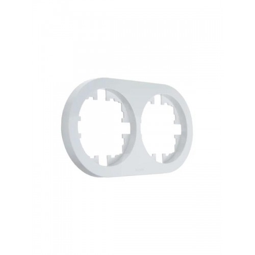 Рамка 2-м OSEN горизонт. круглая бел. LEZARD 744-0200-147