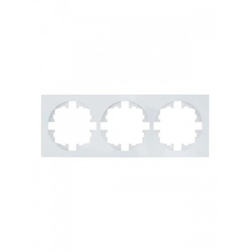 Рамка 3-м OSEN горизонт. квадрат бел. LEZARD 743-0200-148