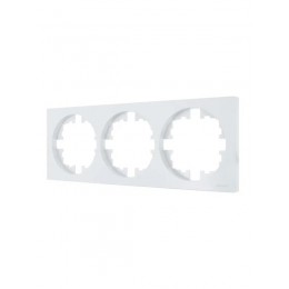 Рамка 3-м OSEN горизонт. квадрат бел. LEZARD 743-0200-148