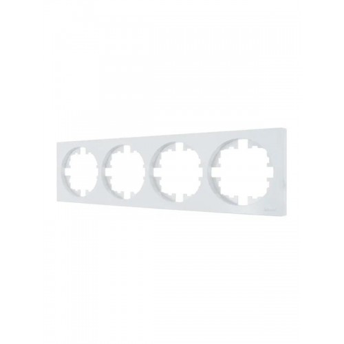 Рамка 4-м OSEN горизонт. квадрат бел. LEZARD 743-0200-149