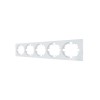 Рамка 5-м OSEN горизонт. квадрат бел. LEZARD 743-0200-150