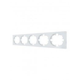 Рамка 5-м OSEN горизонт. квадрат бел. LEZARD 743-0200-150