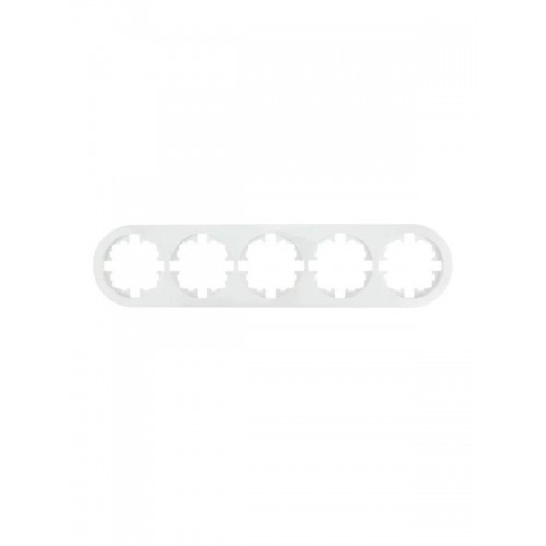 Рамка 5-м OSEN горизонт. круглая бел. LEZARD 744-0200-150