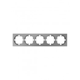 Рамка 5-м OSEN горизонт. квадрат сер. матов. LEZARD 743-7400-150