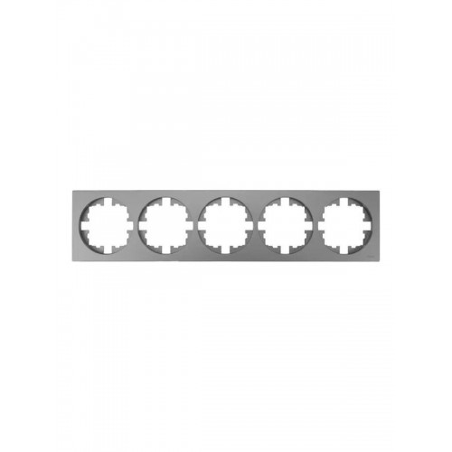 Рамка 5-м OSEN горизонт. квадрат сер. матов. LEZARD 743-7400-150