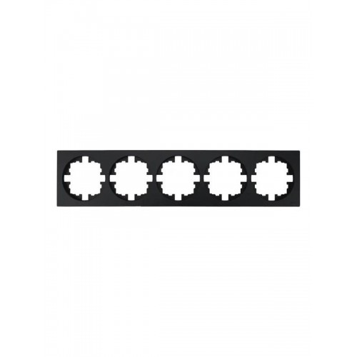 Рамка 5-м OSEN горизонт. квадрат черн. бархат LEZARD 743-4200-150