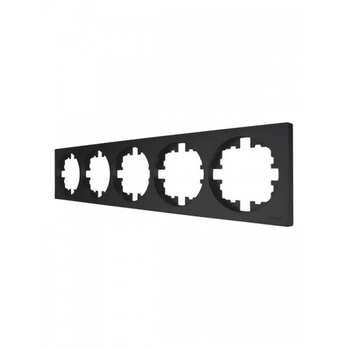 Рамка 5-м OSEN горизонт. квадрат черн. бархат LEZARD 743-4200-150