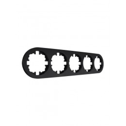 Рамка 5-м OSEN горизонт. круглая черн. бархат LEZARD 744-4200-150