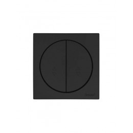 Выключатель проходной 2-кл. СП OSEN 10А IP20 механизм черн. бархат LEZARD 743-4288-106