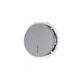 Выключатель проходной 1-кл. СП OSEN 10А IP20 с подсветкой механизм сер. матов. LEZARD 743-7488-114