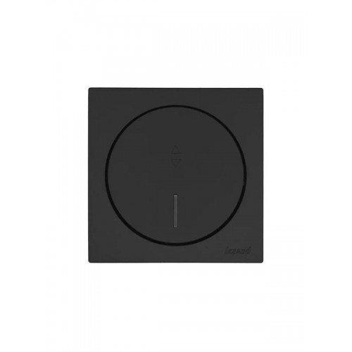 Выключатель проходной 1-кл. СП OSEN 10А IP20 с подсветкой механизм черн. бархат LEZARD 743-4288-114