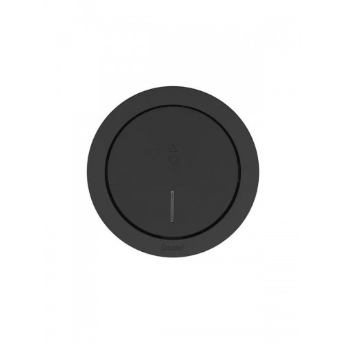 Выключатель проходной 1-кл. СП OSEN 10А IP20 с подсветкой механизм черн. бархат LEZARD 743-4288-114