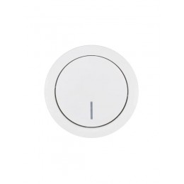 Выключатель 1-кл. СП OSEN 10А IP20 с подсветкой механизм бел. LEZARD 743-0288-111