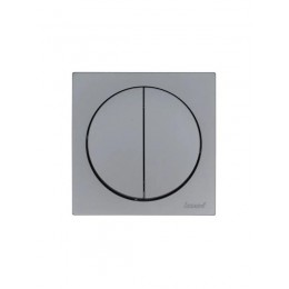 Выключатель 2-кл. СП OSEN 10А IP20 механизм сер. матов. LEZARD 743-7488-101