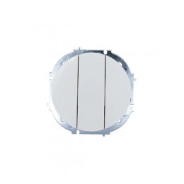 Выключатель 3-кл. СП OSEN механизм бел. LEZARD 743-0288-109