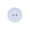 Розетка 1-м СП OSEN без заземл. ПБТ бел. LEZARD 743-0288-121B