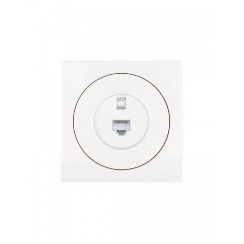 Розетка компьютерная СП OSEN RJ45 кат.6 механизм бел. LEZARD 743-0288-140