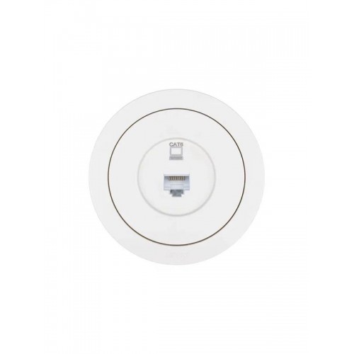 Розетка компьютерная СП OSEN RJ45 кат.6 механизм бел. LEZARD 743-0288-140