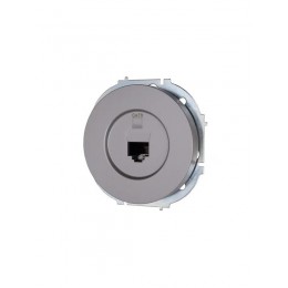 Розетка компьютерная СП OSEN RJ45 кат.6 механизм сер. матов. LEZARD 743-7488-140